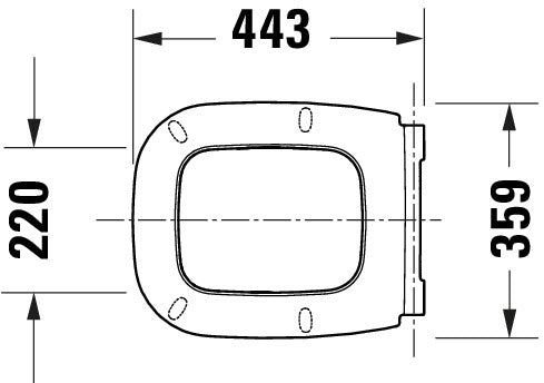 Duravit Univavo Universal WC-Sitz mit Absenkautomatik
