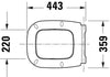 Duravit Univavo Universal WC-Sitz mit Absenkautomatik
