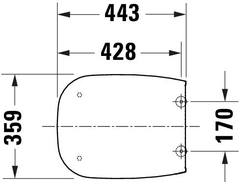 Duravit Univavo Universal WC-Sitz mit Absenkautomatik