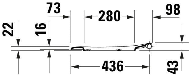 Duravit Univavo Universal WC-Sitz mit Absenkautomatik