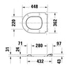 Duravit Univavo Universal WC-Sitz mit Absenkautomatik, rund