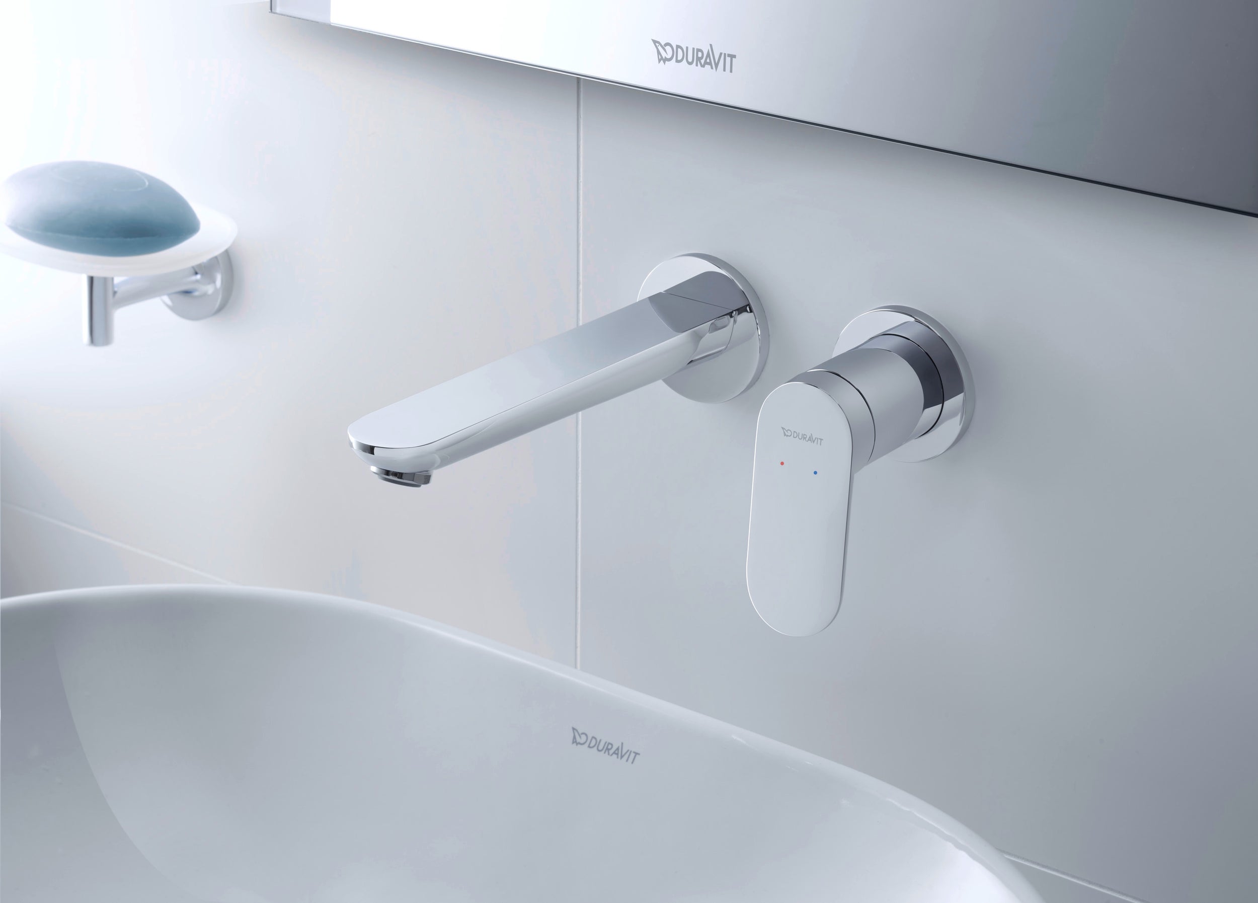 Mitigeur monotrou encastré pour lavabo Duravit Wave