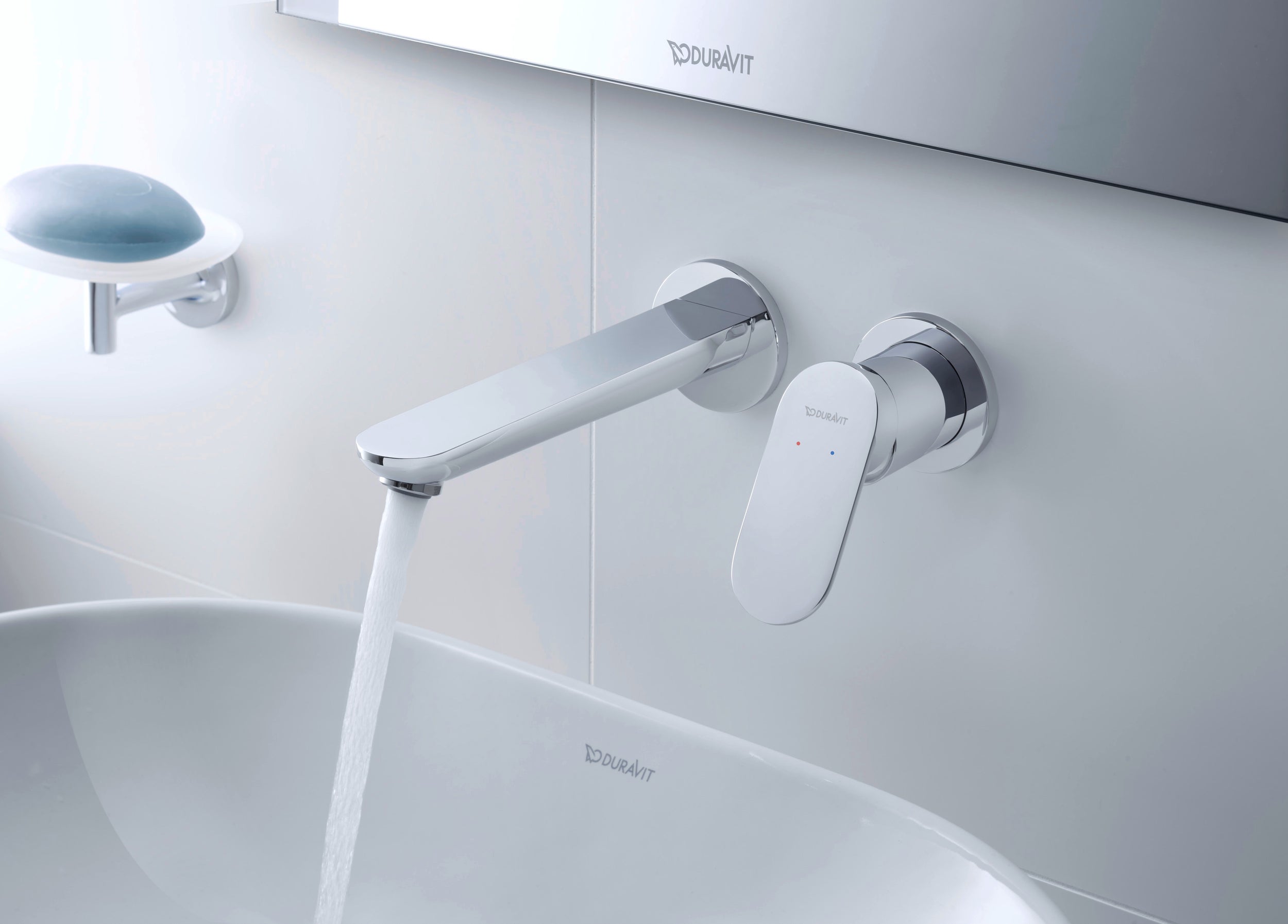 Mitigeur monotrou encastré pour lavabo Duravit Wave