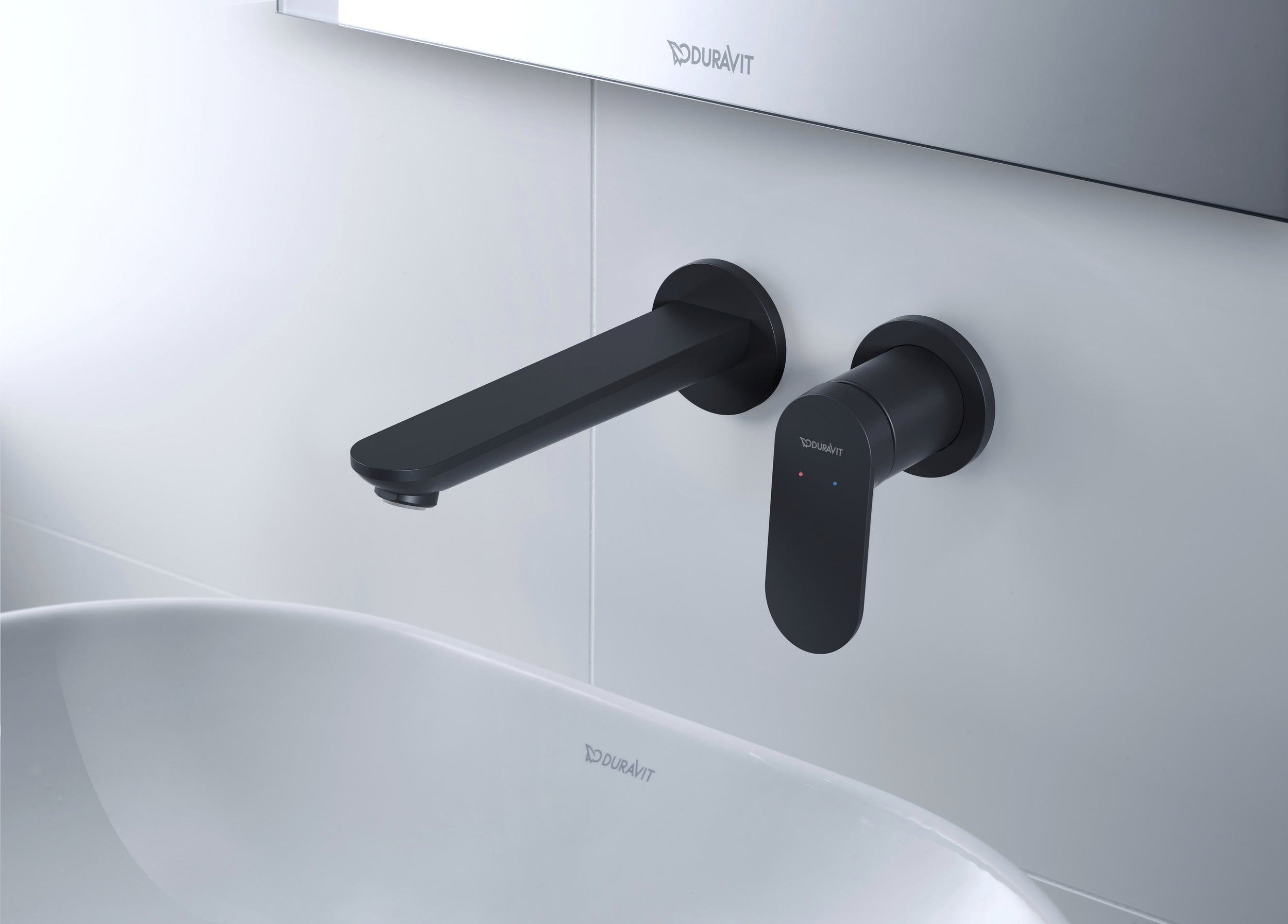 Mitigeur monotrou encastré pour lavabo Duravit Wave