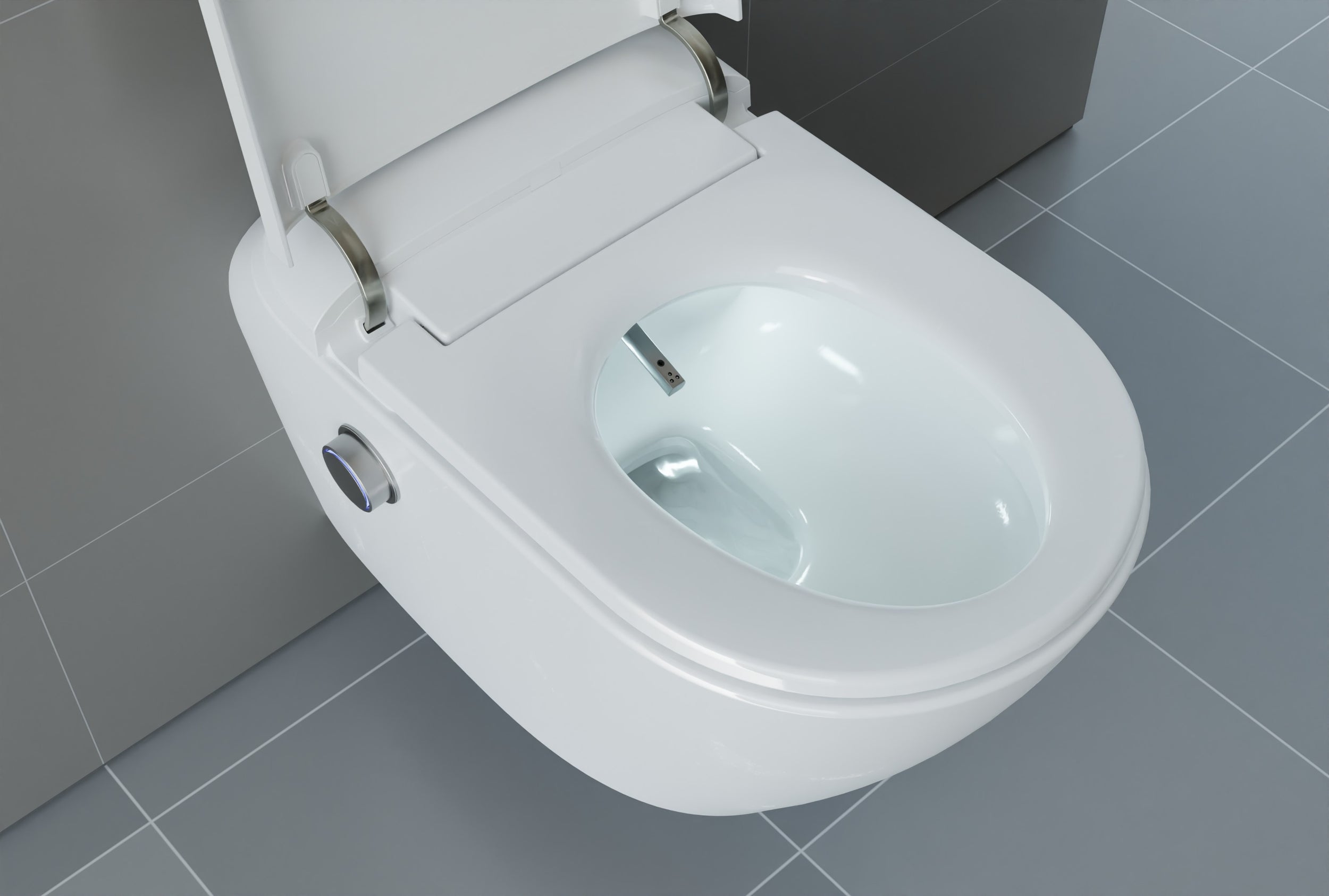 WC japonais lavant T640 PRO Blanc - Technologie Microbulles - Siège chauffant et fonction détartrage 