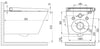 Pacchetto WC completo 36: WC doccia Basic 1102 & modulo sanitario 805S Bianco con sensore