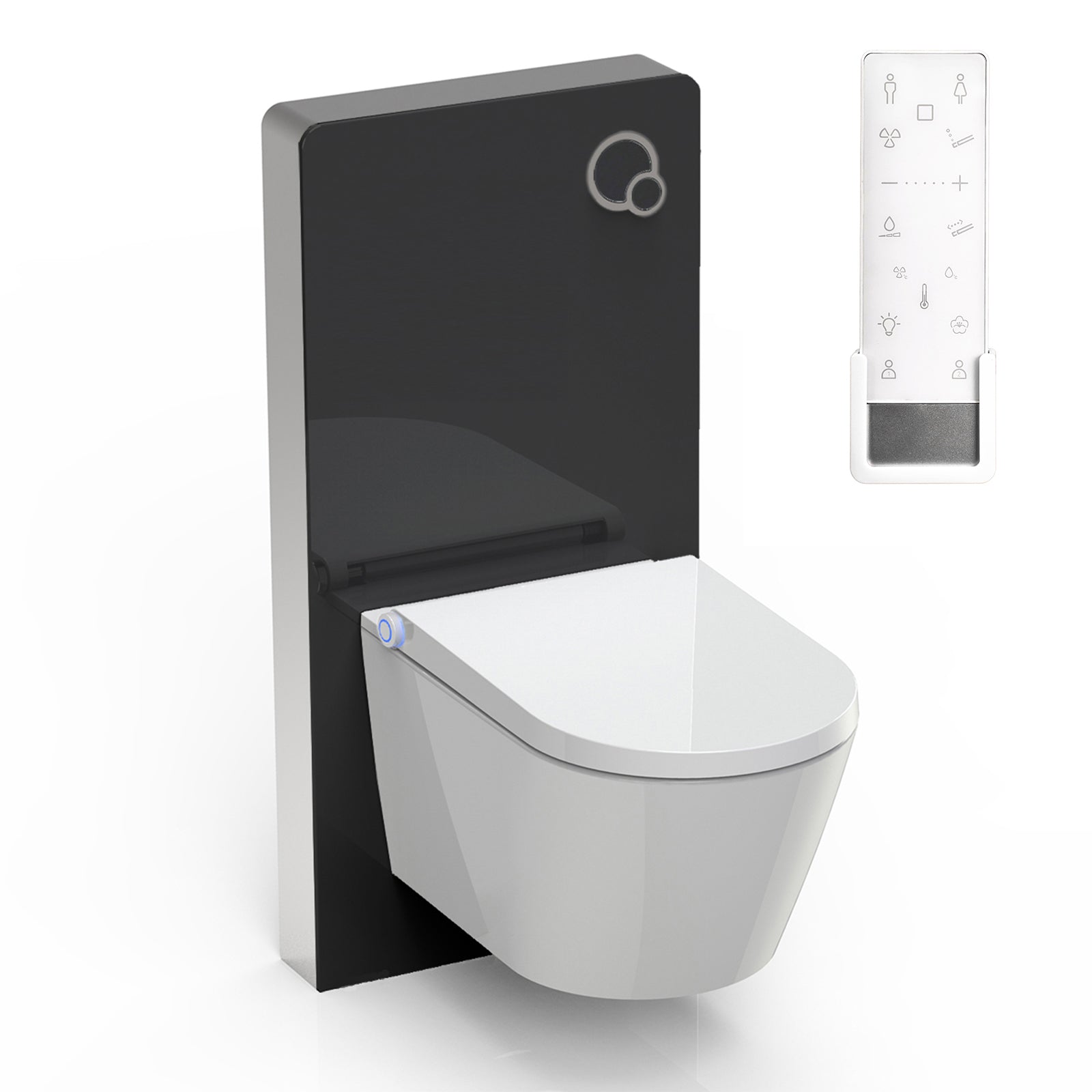  Ensemble WC Japonais lavant PRO+ 1102 avec Module sanitaire 805 en noir