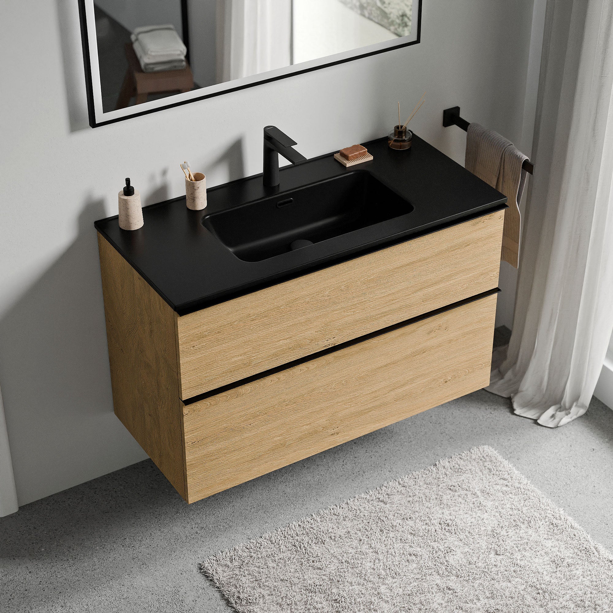 Waschtischunterschrank LAVOA 80 cm