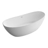 Vasca da bagno freestanding HAWAII STONE - 180 x 85 cm - opaca o lucida