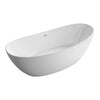 Vasca da bagno freestanding HAWAII STONE - 180 x 85 cm - opaca o lucida