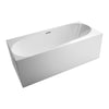 Vasca da bagno freestanding ONDA Acrylic White - 170 x 78 x 58 cm