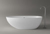 Vasca da bagno autoportante VELA STONE colata minerale white - 180 x 90 cm