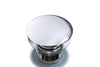 Bonde Pop-Up - fonction clic-clac pour lavabo et vasque avec trop-plein - chrome