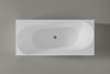 Vasca da bagno freestanding ONDA Acrylic White - 170 x 78 x 58 cm