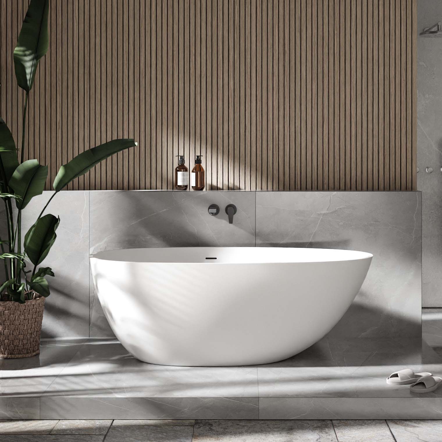 Vasca da bagno freestanding VELA - dimensioni e colore a scelta