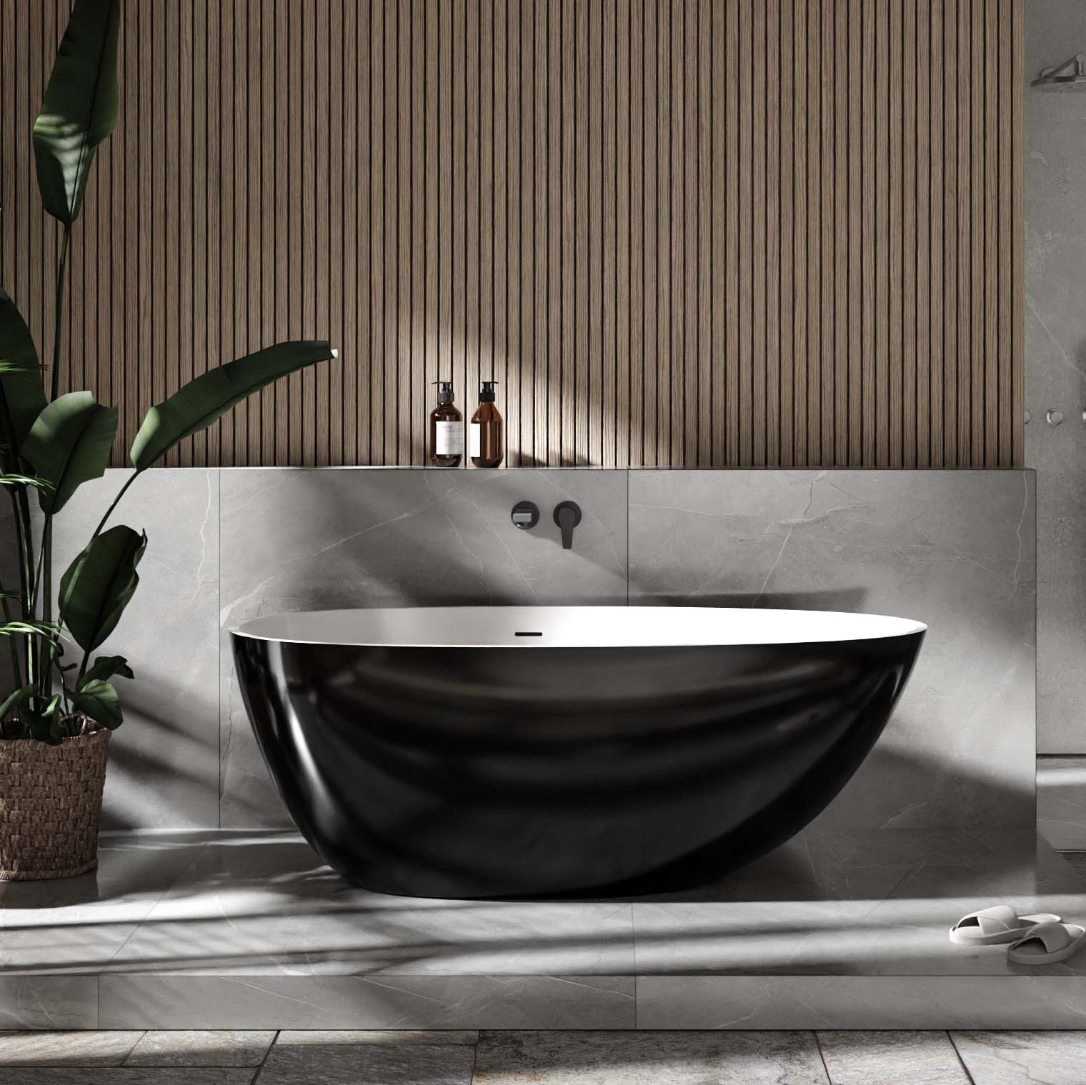 Vasca da bagno freestanding VELA - dimensioni e colore a scelta