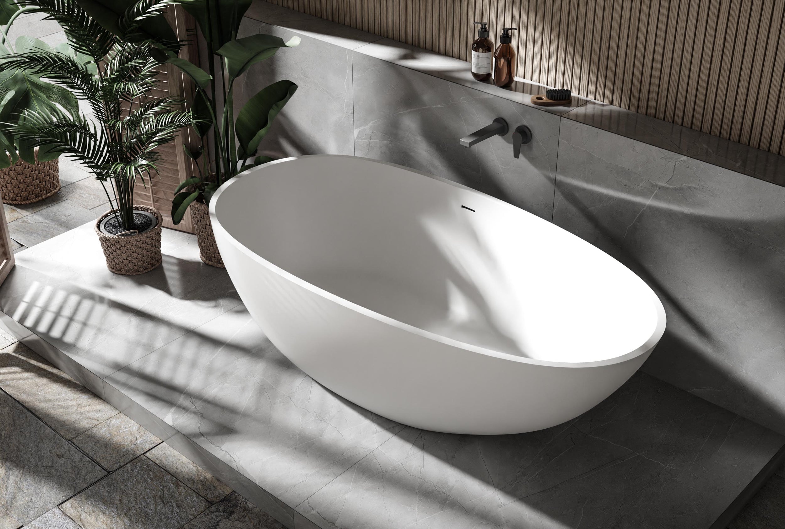 Vasca da bagno freestanding VELA - dimensioni e colore a scelta