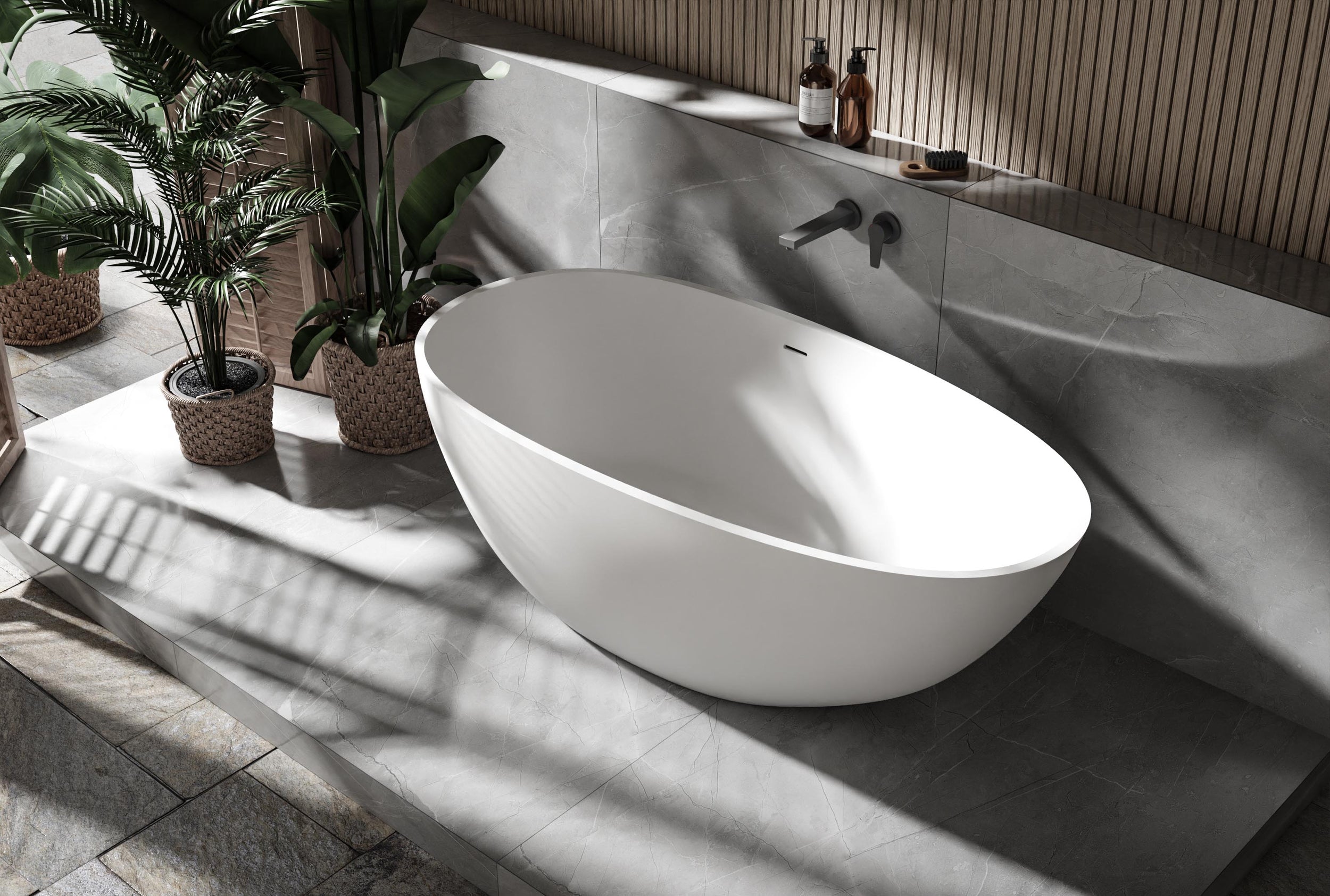 Vasca da bagno freestanding VELA - dimensioni e colore a scelta