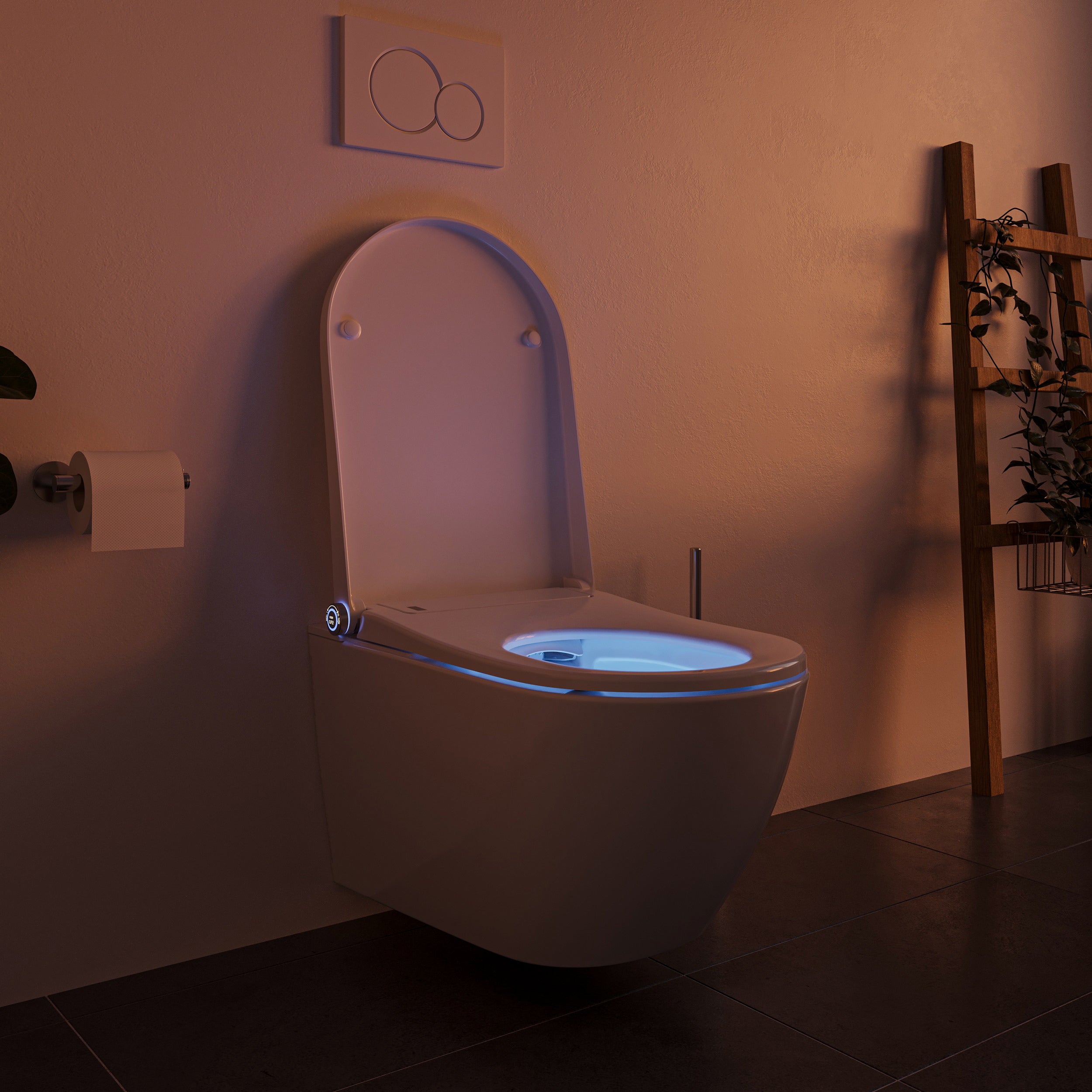 Dusch-WC Komplettset PRO+1102 mit Geberit Duofix Vorwandelement