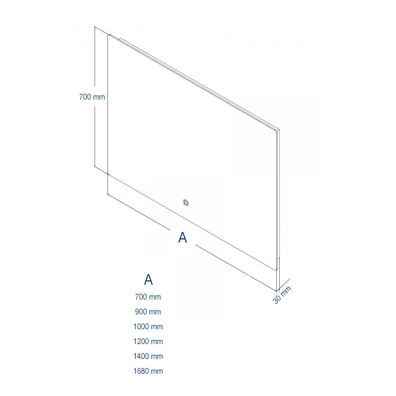 LED Lichtspiegel Badspiegel 2137