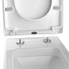 Abattant WC universel U1002 - avec éclairage LED - fonction Softclose - Blanc brillant