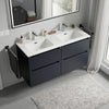 Badmöbel Set VIREO 120 cm mit Doppelwaschbecken