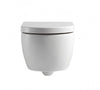 Sedile di ricambio U1009 per vaso sospeso BERNSTEIN NT2038 - con sistema Softclose - Bianco lucido