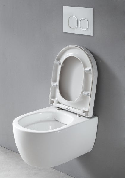 Pack WC complet 41 : NT2039 Blanc avec siège Soft-Close & module sanitaire 805S Blanc