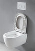 WC suspendu à fond creux sans bride NANO NT2039 - abattant Softclose inclus - Blanc brillant