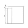 Vasque suspendue NT2440 en Solid Surface - 40 x 42 x 45 cm - blanc mat