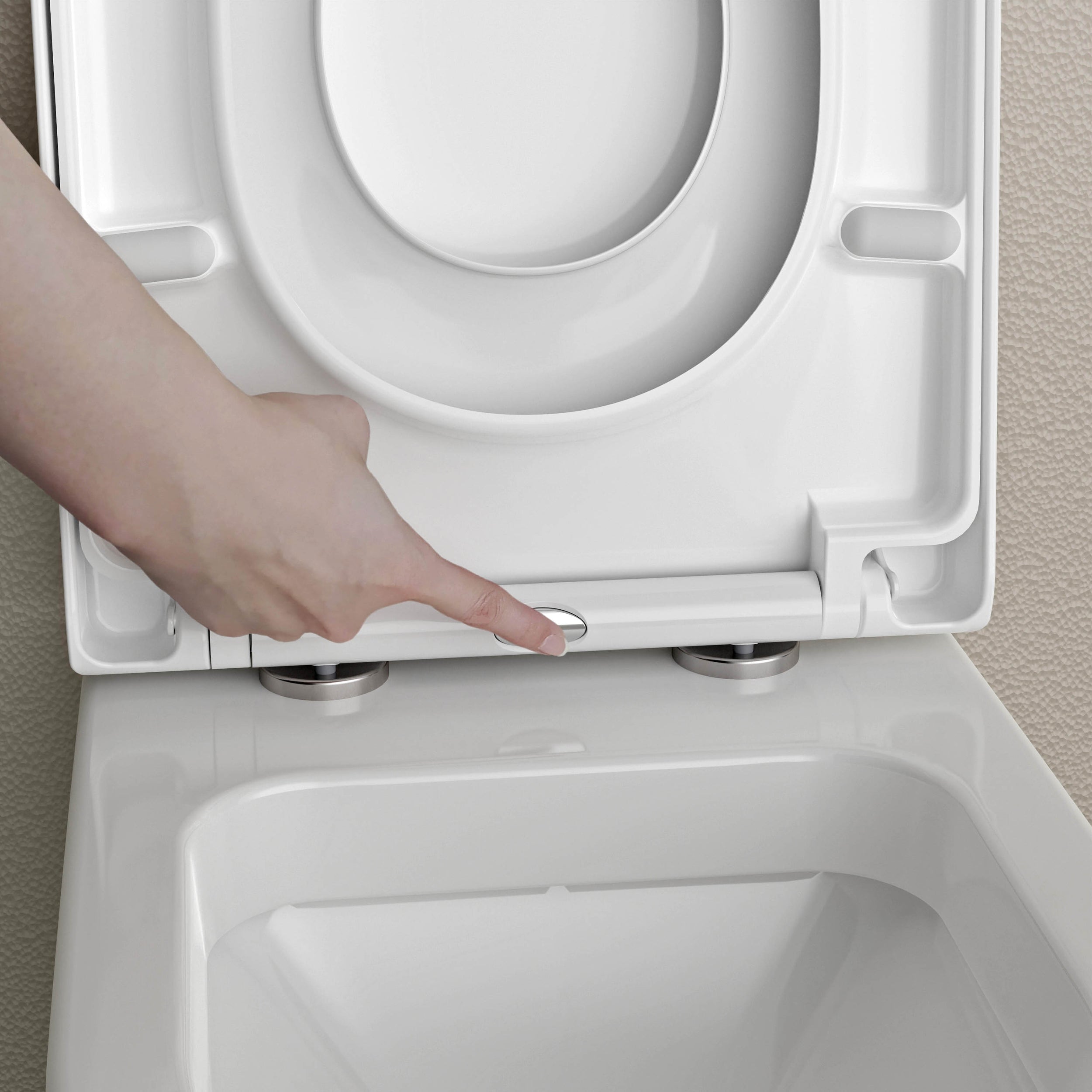 Abattant WC U1006 - fonction Softclose et siège enfant intégré - Blanc brillant