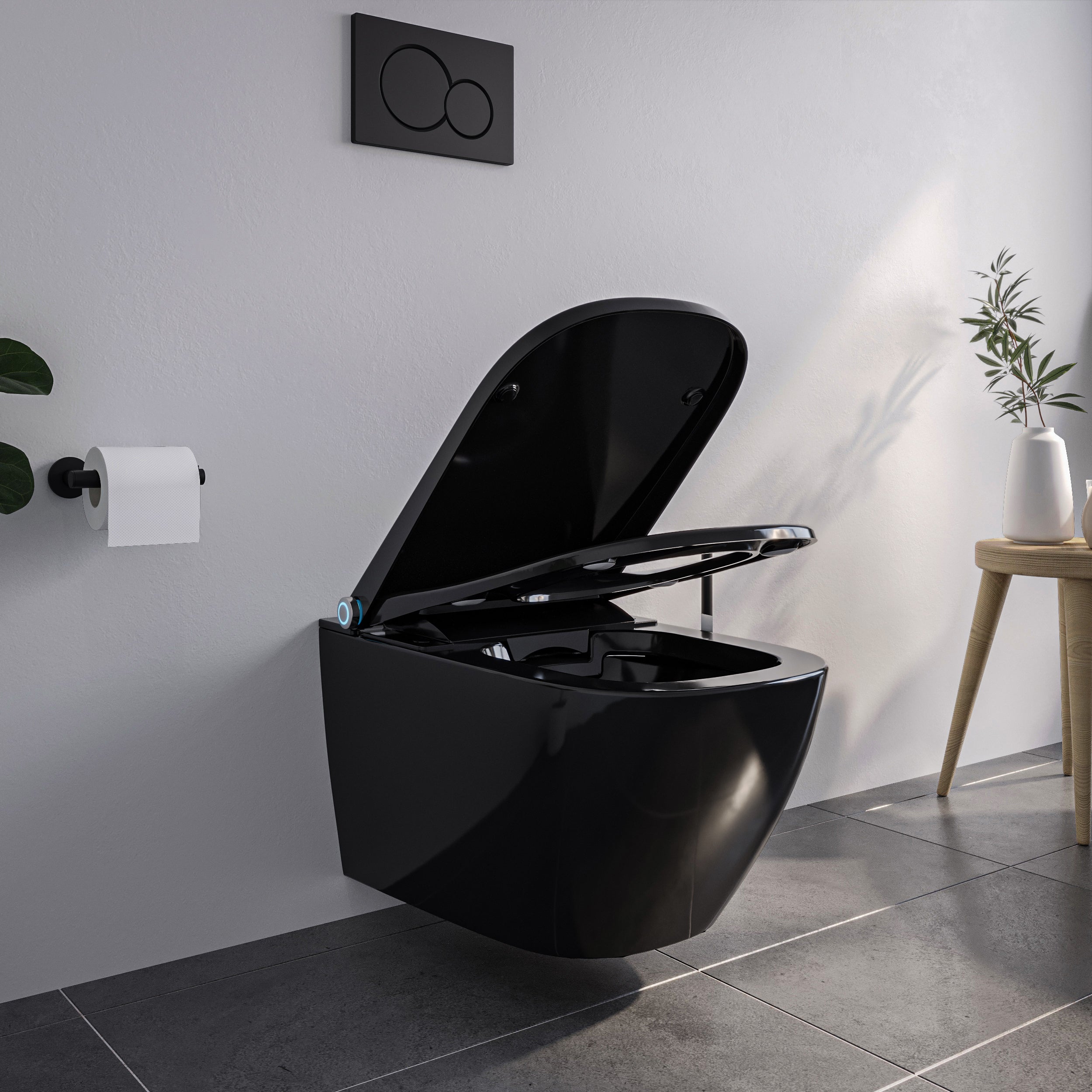 Ensemble complet WC-douche PRO+1104 avec élément de paroi Geberit Duofix