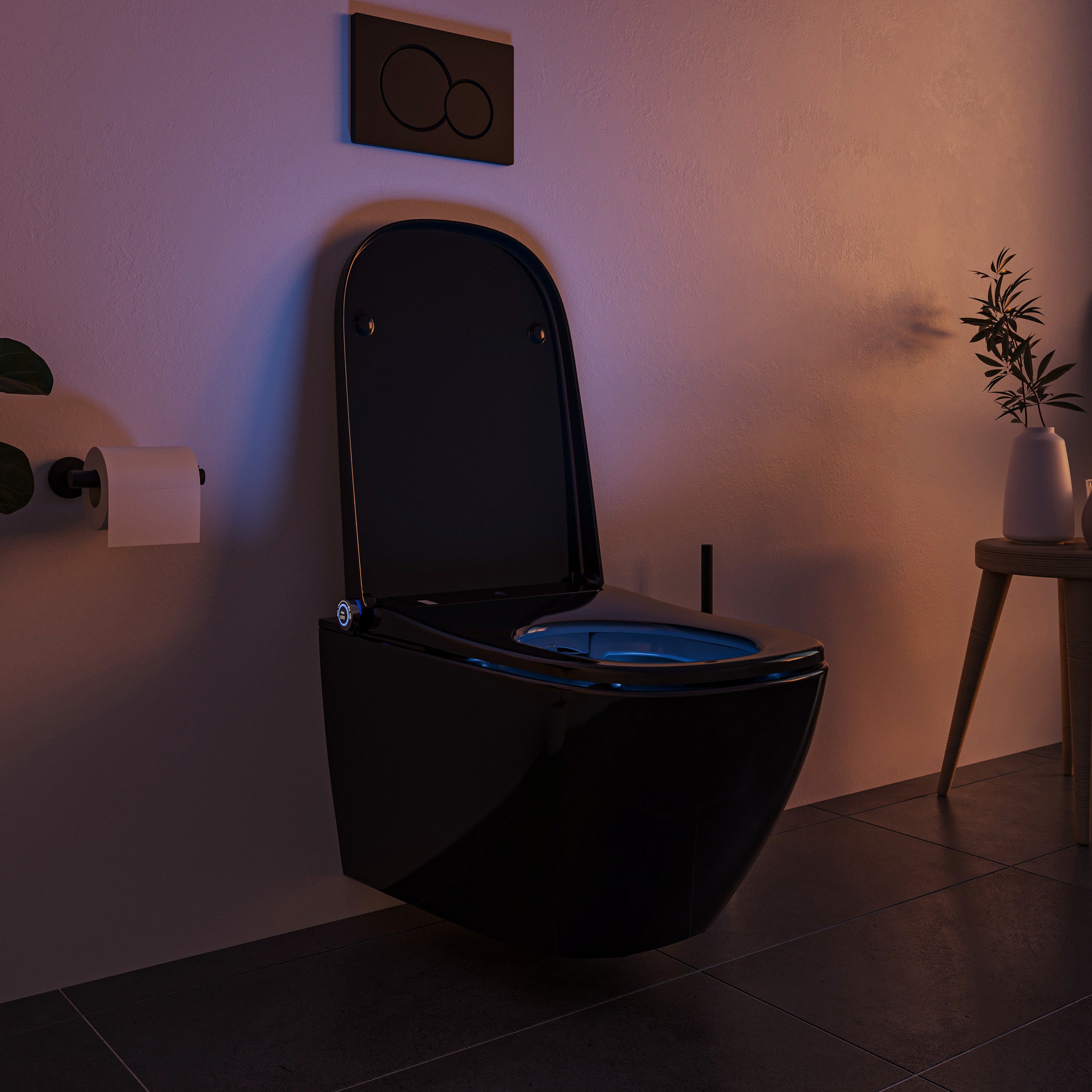 Dusch-WC Komplettset PRO+1104 mit Geberit Duofix Vorwandelement