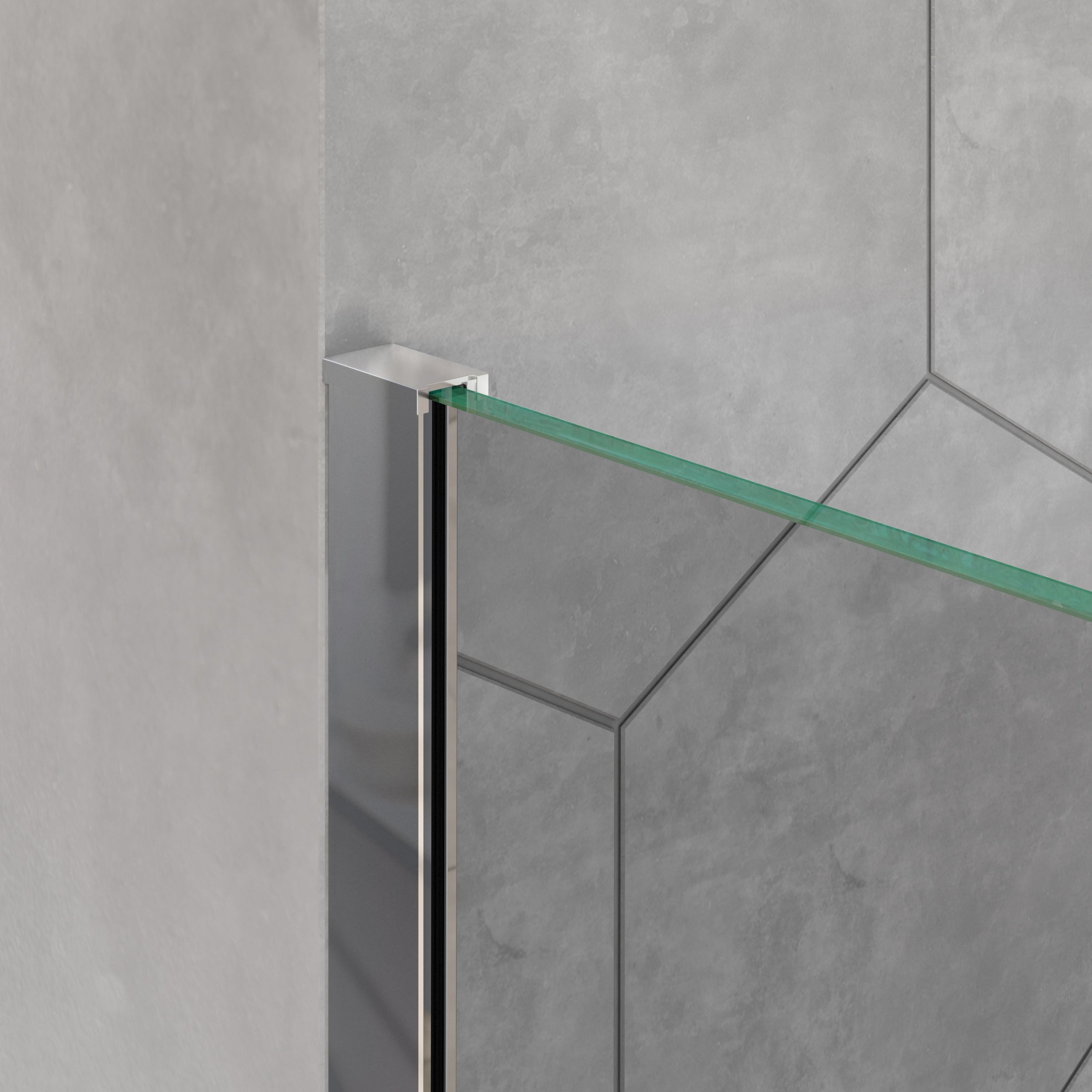 Duschabtrennung Walk-In Nano Dusche EX101