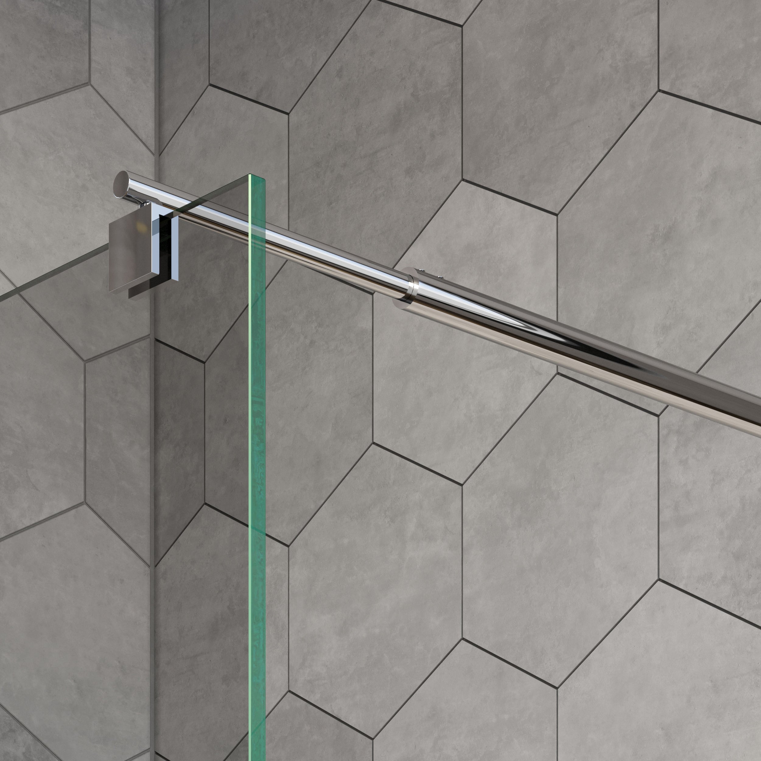 Duschabtrennung Walk-In Nano Dusche EX101