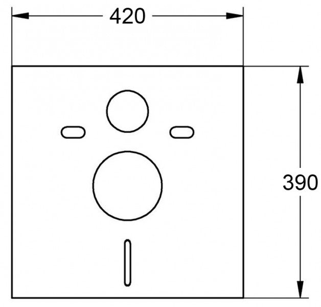 Schallschutzmatte für WC-Vorwandelement