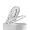 Abattant WC U1006 - fonction Softclose et siège enfant intégré - Blanc brillant