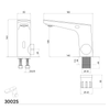 Capteur robinet de lavabo 3002S