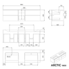 Waschtischunterschrank ARCTIC 1800