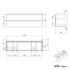 Unterschrank AVA 140 cm