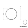 LED Badspiegel BELDIVO rund - 80 cm