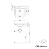 Meuble salle de bain LAVOA 60 cm