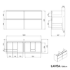 Meuble salle de bain LAVOA 120 cm
