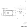Waschtischunterschrank LAVOA 40 cm
