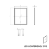 LED Lichtspiegel Badspiegel 2115 Rechteck