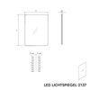 LED Lichtspiegel Badspiegel 2137