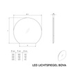 Miroir lumineux LED BOVA 2.0