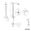 Design Duschsäule NT6705C