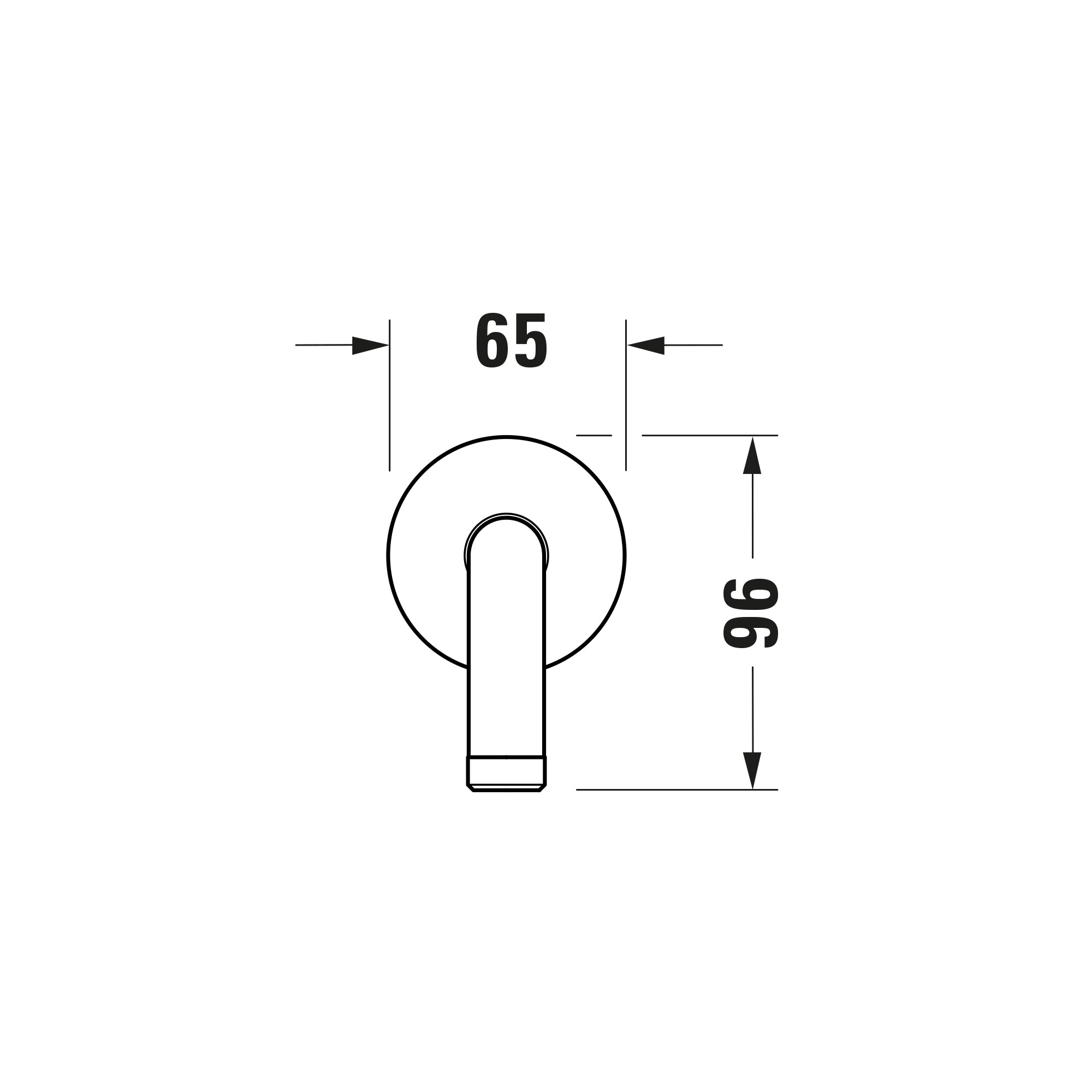 Duravit Universal braccio doccia