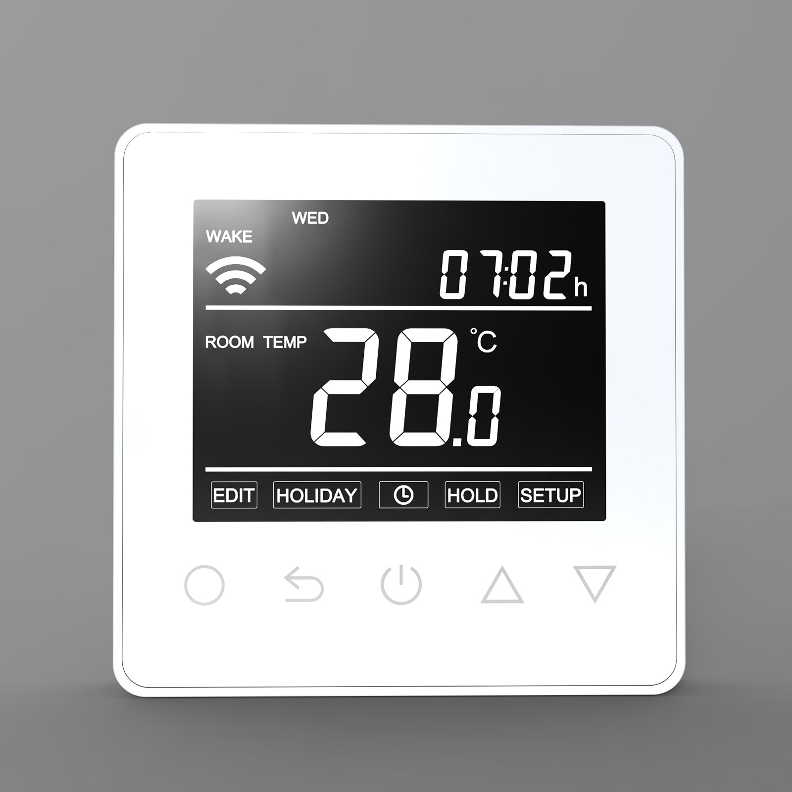 Thermostat ET61W Blanc pour plancher chauffant électrique avec technologie TWIN - contrôle par smartphone